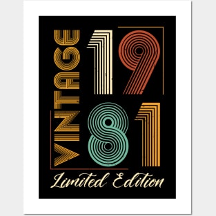 Vintage 1981 Limited Edition Posters and Art